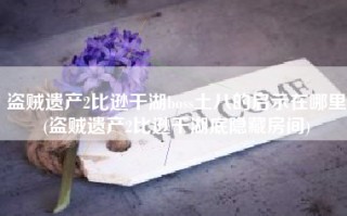 盗贼遗产2比逊干湖boss土八的启示在哪里(盗贼遗产2比逊干湖底隐藏房间)