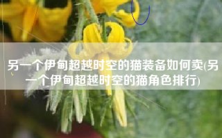 另一个伊甸超越时空的猫装备如何卖(另一个伊甸超越时空的猫角色排行)