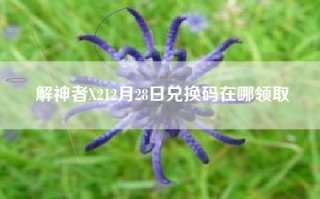 解神者X212月28日兑换码在哪领取