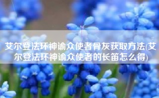 艾尔登法环神谕众使者骨灰获取方法(艾尔登法环神谕众使者的长笛怎么得)