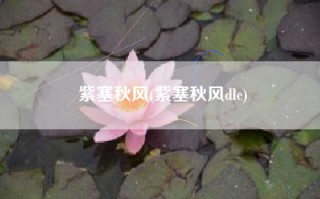 紫塞秋风(紫塞秋风dlc)