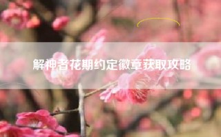 解神者花期约定徽章获取攻略