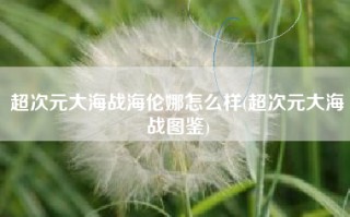超次元大海战海伦娜怎么样(超次元大海战图鉴)