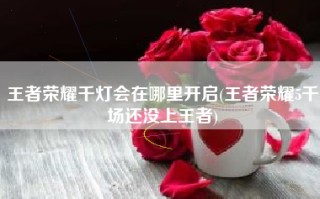 王者荣耀千灯会在哪里开启(王者荣耀5千场还没上王者)