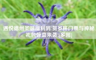 遇悦德州圣诞福利到!贺岁杯门票与神秘礼包惊喜来袭![多图]