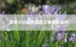 美美小店绝美阑岚之森新装福利