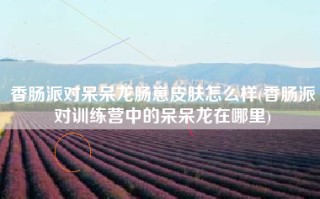 香肠派对呆呆龙肠崽皮肤怎么样(香肠派对训练营中的呆呆龙在哪里)