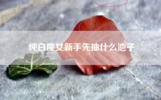 纯白魔女新手先抽什么池子