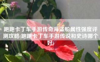 跑跑卡丁车手游传奇海盗船属性强度评测攻略(跑跑卡丁车手游传说和史诗哪个好)