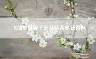 飞仙觉醒姜子牙装备容易获得吗