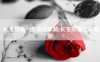 长生劫第一个地图攻略(长生劫第三关地图)