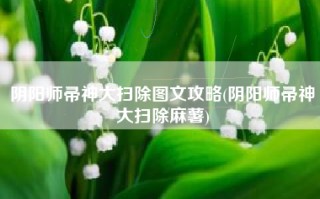 阴阳师帚神大扫除图文攻略(阴阳师帚神大扫除麻薯)