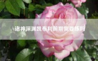 诸神深渊凯布利前期需要练吗
