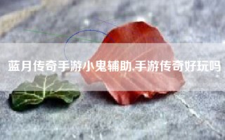 蓝月传奇手游小鬼辅助,手游传奇好玩吗