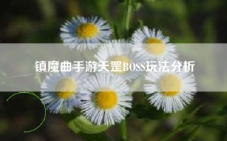 镇魔曲手游天罡BOSS玩法分析