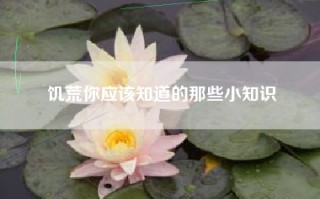 饥荒你应该知道的那些小知识