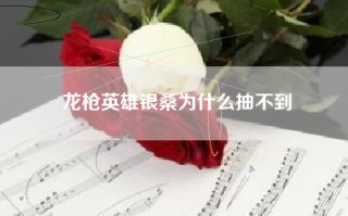 龙枪英雄银桑为什么抽不到