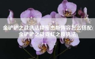 金铲铲之战执法精密杰斯阵容怎么搭配(金铲铲之战霓虹之夜执法)
