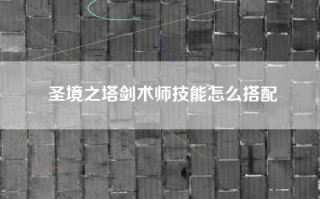 圣境之塔剑术师技能怎么搭配