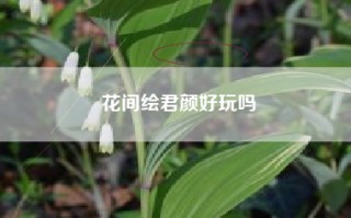 花间绘君颜好玩吗