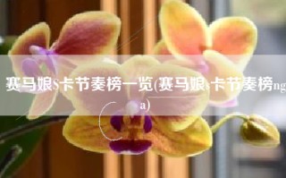 赛马娘S卡节奏榜一览(赛马娘s卡节奏榜nga)