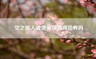 空之旅人魂使巫弥值得培养吗
