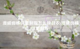 漫威蜘蛛侠重制版怎么换战衣(漫威蜘蛛侠重制版)