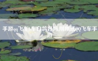 手游qq飞车b车白鸽好吗,刚刚玩QQ飞车手游