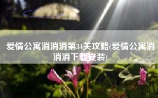 爱情公寓消消消第34关攻略(爱情公寓消消消下载安装)