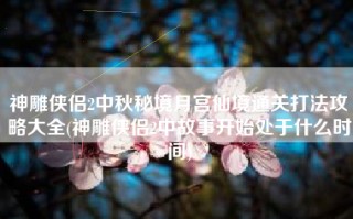 神雕侠侣2中秋秘境月宫仙境通关打法攻略大全(神雕侠侣2中故事开始处于什么时间)