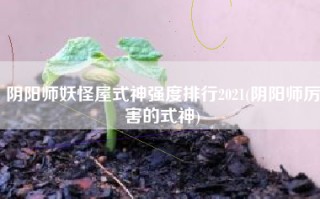 阴阳师妖怪屋式神强度排行2021(阴阳师厉害的式神)