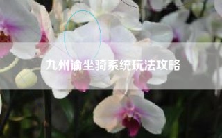 九州谕坐骑系统玩法攻略
