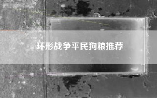环形战争平民狗粮推荐