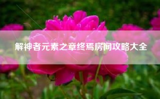 解神者元素之章终焉房间攻略大全