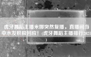 虎牙舞蹈主播米娜突然复播，直播间当中水友积极回应！(虎牙舞蹈主播排行2021)