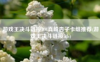游戏王决斗链接DM真崎杏子卡组推荐(游戏王决斗链接5ds)