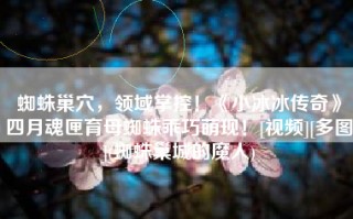 蜘蛛巢穴，领域掌控！《小冰冰传奇》四月魂匣育母蜘蛛乖巧萌现！[视频][多图](蜘蛛巢城的魔人)