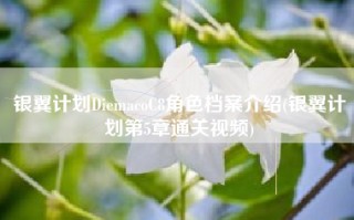 银翼计划DiemacoC8角色档案介绍(银翼计划第5章通关视频)