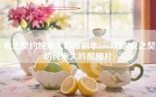 食之契约纯米大吟酿副本boss攻略(食之契约纯米大吟酿图片)