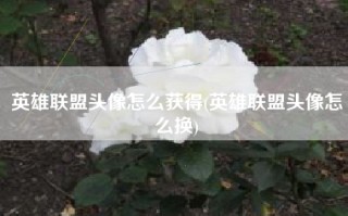 英雄联盟头像怎么获得(英雄联盟头像怎么换)