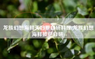 龙族幻想海鲜天妇罗自研料理(龙族幻想海鲜披萨自研)