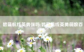 碧蓝航线英勇强吗(碧蓝航线英勇萌娘百科)