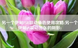 另一个伊甸P5R联动角色使用攻略(另一个伊甸p5联动嚣张的阴影)
