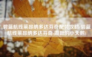 碧蓝航线莱昂纳多达芬奇配装攻略(碧蓝航线莱昂纳多达芬奇 湖畔的小天鹅)