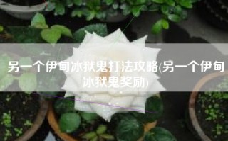 另一个伊甸冰狱鬼打法攻略(另一个伊甸冰狱鬼奖励)