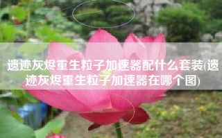 遗迹灰烬重生粒子加速器配什么套装(遗迹灰烬重生粒子加速器在哪个图)