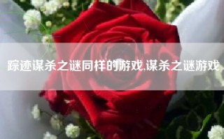 踪迹谋杀之谜同样的游戏,谋杀之谜游戏
