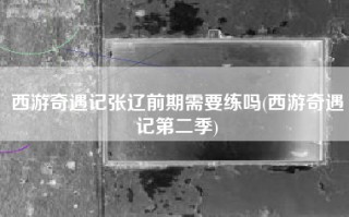 西游奇遇记张辽前期需要练吗(西游奇遇记第二季)