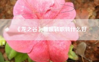 《龙之谷》舞娘转职转什么好