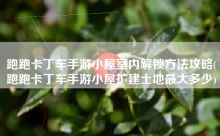 跑跑卡丁车手游小屋室内解锁方法攻略(跑跑卡丁车手游小屋扩建土地最大多少)